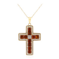 Collier en argent et Citrine Madère