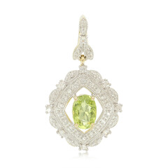 Pendentif en or et Tourmaline Paraïba