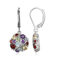 Boucles d'oreilles en argent et Péridot