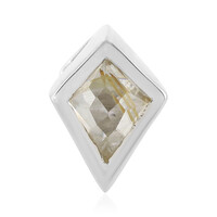 Pendentif en argent et Quartz rutile (Cheveux de Vénus)