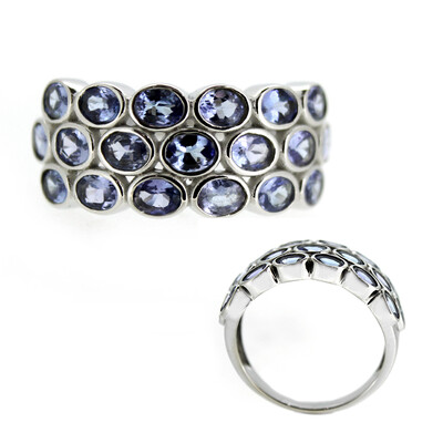 Bague en argent et Tanzanite