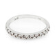 Bague en argent et Diamant fantaisie