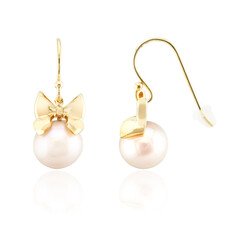 Boucles d'oreilles en argent et Perle blanche de culture d'eau douce