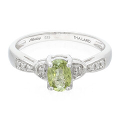 Bague en argent et Tourmaline Paraïba