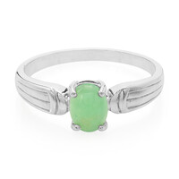 Bague en argent et Chrysoprase impériale