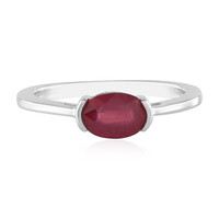 Bague en argent et Rubis de Bemainty
