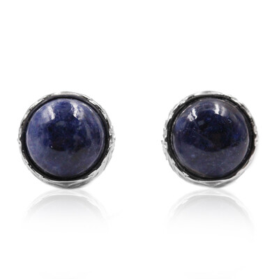 Boucles d'oreilles en argent et Sodalite