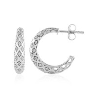 Boucles d'oreilles en or et Zircon (Ornaments by de Melo)