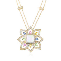 Collier en or et Opale Welo AAA (de Melo)