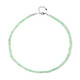 Collier en argent et Chrysoprase
