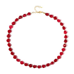 Collier en argent et Quartz fuchsia