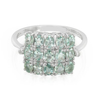 Bague en argent et Tourmaline Paraïba