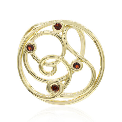 Pendentif en argent et Grenat du Mozambique (MONOSONO COLLECTION)