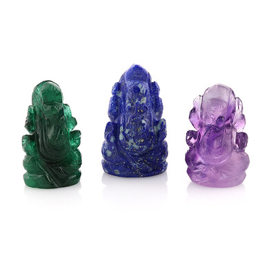 Figurine et Lapis-Lazuli