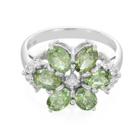 Bague en argent et Tourmaline Paraïba
