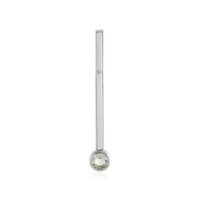 Pendentif en argent et Améthyste verte (MONOSONO COLLECTION)