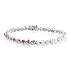 Bracelet en argent et Grenat Rhodolite (Dallas Prince Designs)