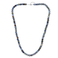 Collier en argent et Dumortiérite