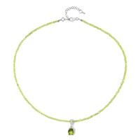 Collier en argent et Péridot