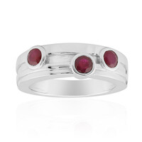Bague en argent et Rubis de Birmanie (Pallanova)