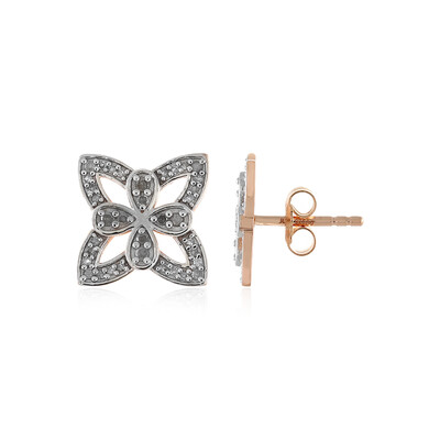 Boucles d'oreilles en argent et Diamant I3 (I)