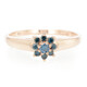 Bague en argent et Diamant fantaisie