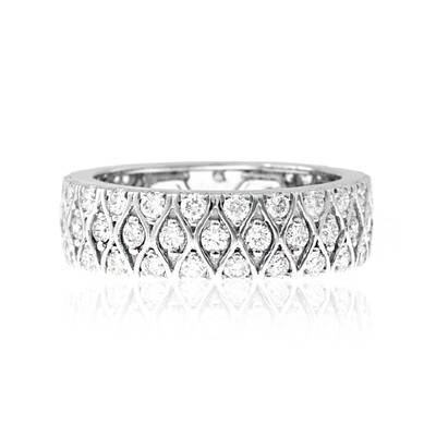 Bague en platine et Diamant Flawless (F) (LUCENT DIAMONDS)