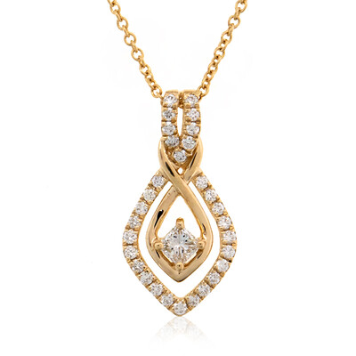 Collier en or et Diamant Flawless (F) (LUCENT DIAMONDS)