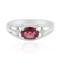 Bague en argent et Grenat Rhodolite