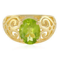 Bague en argent et Péridot