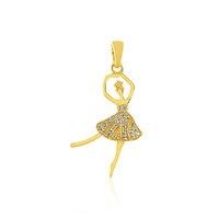 Pendentif en argent et Topaze blanche