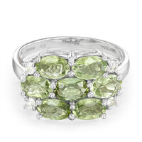 Bague en argent et Tourmaline Paraïba