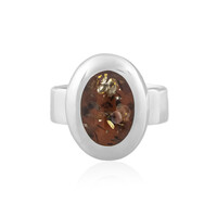 Bague en argent et Ambre baltique