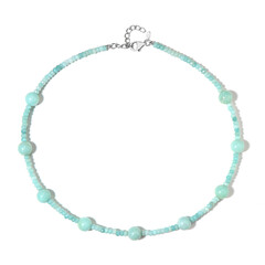 Collier en argent et Amazonite