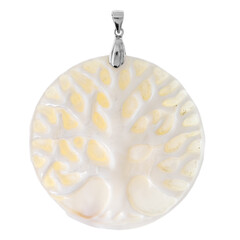Pendentif en argent et Nacre
