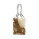 Pendentif en argent et Quartz Dinosaure
