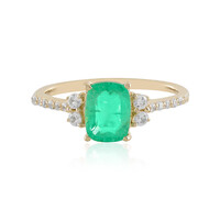 Bague en or et Emeraude de Russie