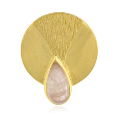 Pendentif en argent et Quartz rose