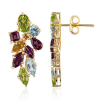Boucles d'oreilles en argent et Péridot