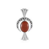 Pendentif en argent et Jaspe sanguin (Desert Chic)