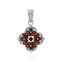 Pendentif en argent et Grenat du Mozambique