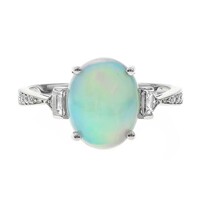 Bague en or et Opale Welo AAA (CIRARI)