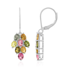 Boucles d'oreilles en argent et Tourmaline