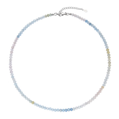Collier en argent et Aigue-marine du Brésil