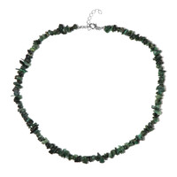 Collier en argent et Emeraude du Brésil