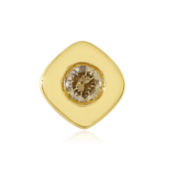 Pendentif en argent et Diamant chocolat I3