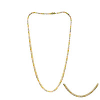 Collier en argent et Péridot de Birmanie