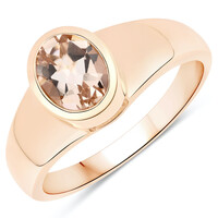 Bague en or et Morganite