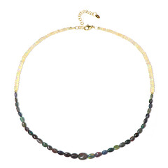 Collier en argent et Opale Mezezo