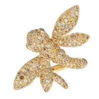 Bague en or et Diamant fancy SI2 (CIRARI)